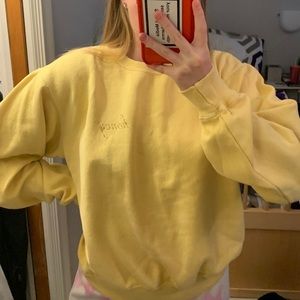 Brandy Melville honey sweatshirt